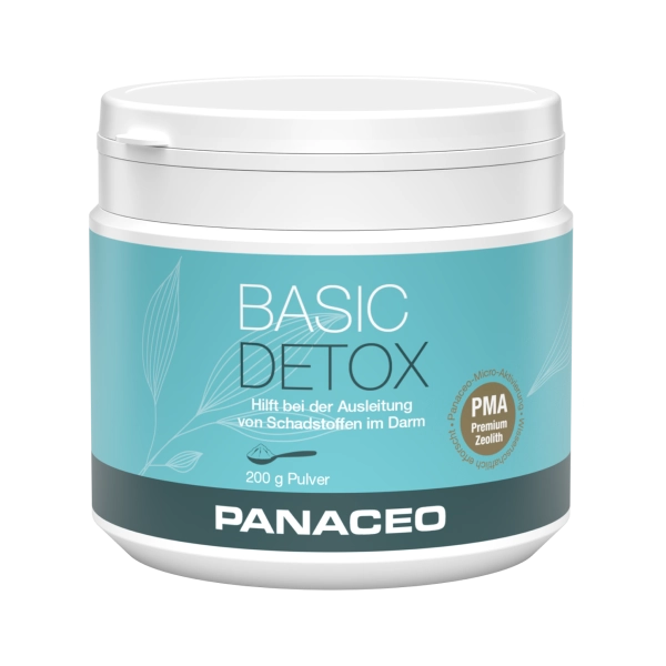 PANACEO BASIC DETOX – PMA-Zeolith für tägliche Darmentgiftung PANACEO BASIC DETOX 200g für tägliche Darmentgiftung